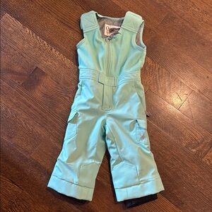 Spider Bitsy Girls Bibs 2 Mint ski